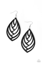 Load image into Gallery viewer, Out Of The Woodwork Black Earrings