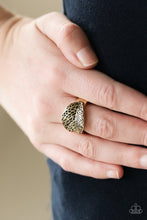 Load image into Gallery viewer, Never Leaf Me Brass Skinny Band Ring