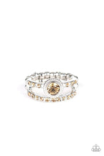 Load image into Gallery viewer, Glow Me Away Brown Skinny Band Ring