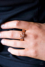 Load image into Gallery viewer, Autumn Gardens Copper Skinny Band Ring