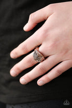 Load image into Gallery viewer, Never Leaf Me Copper Skinny Band Ring