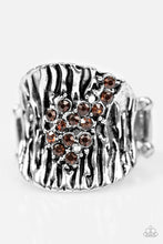 Load image into Gallery viewer, Tiger Stripes Brown Ring