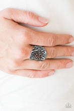 Load image into Gallery viewer, Tiger Stripes Brown Ring