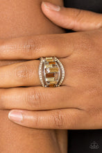 Load image into Gallery viewer, Treasure Chest Charm Brown Ring