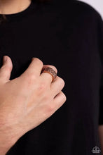 Load image into Gallery viewer, Triple Crossed Copper Men’s Ring