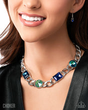 Load image into Gallery viewer, Groundbreaking Glitter Green Choker