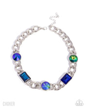 Load image into Gallery viewer, Groundbreaking Glitter Green Choker