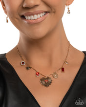 Load image into Gallery viewer, Fabulous Facade Red Necklace