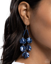 Load image into Gallery viewer, Coastal Century Blue Earrings