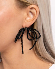 Load image into Gallery viewer, Sophisticated Sprinkle Black Earrings