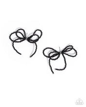 Load image into Gallery viewer, Sophisticated Sprinkle Black Earrings