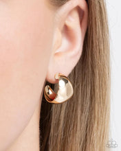 Load image into Gallery viewer, Suddenly Shiny Gold Hoop Earrings