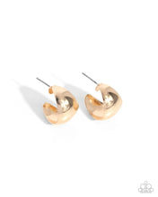 Load image into Gallery viewer, Suddenly Shiny Gold Hoop Earrings