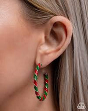 Load image into Gallery viewer, Candy Cane Lane Multi Hoop Earrings