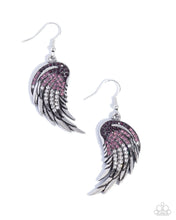 Load image into Gallery viewer, Angelic Appeal Purple Earrings