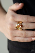 Load image into Gallery viewer, Geo Jazz Brown Ring