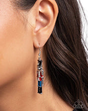 Load image into Gallery viewer, Nutcracker Nuance Red Earrings