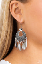Load image into Gallery viewer, Tribal Charm Silver Earrings