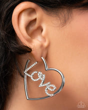 Load image into Gallery viewer, Lovely Cadence White Hoop Earrings