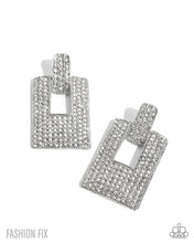 Load image into Gallery viewer, Sophisticated Stage White Earrings