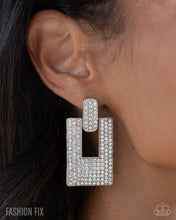 Load image into Gallery viewer, Sophisticated Stage White Earrings