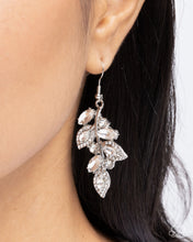 Load image into Gallery viewer, Flourishing Feature White Earrings