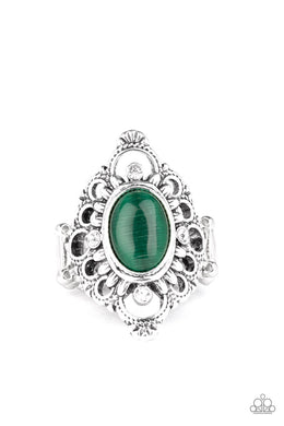 Elegantly Enchanted Green Ring