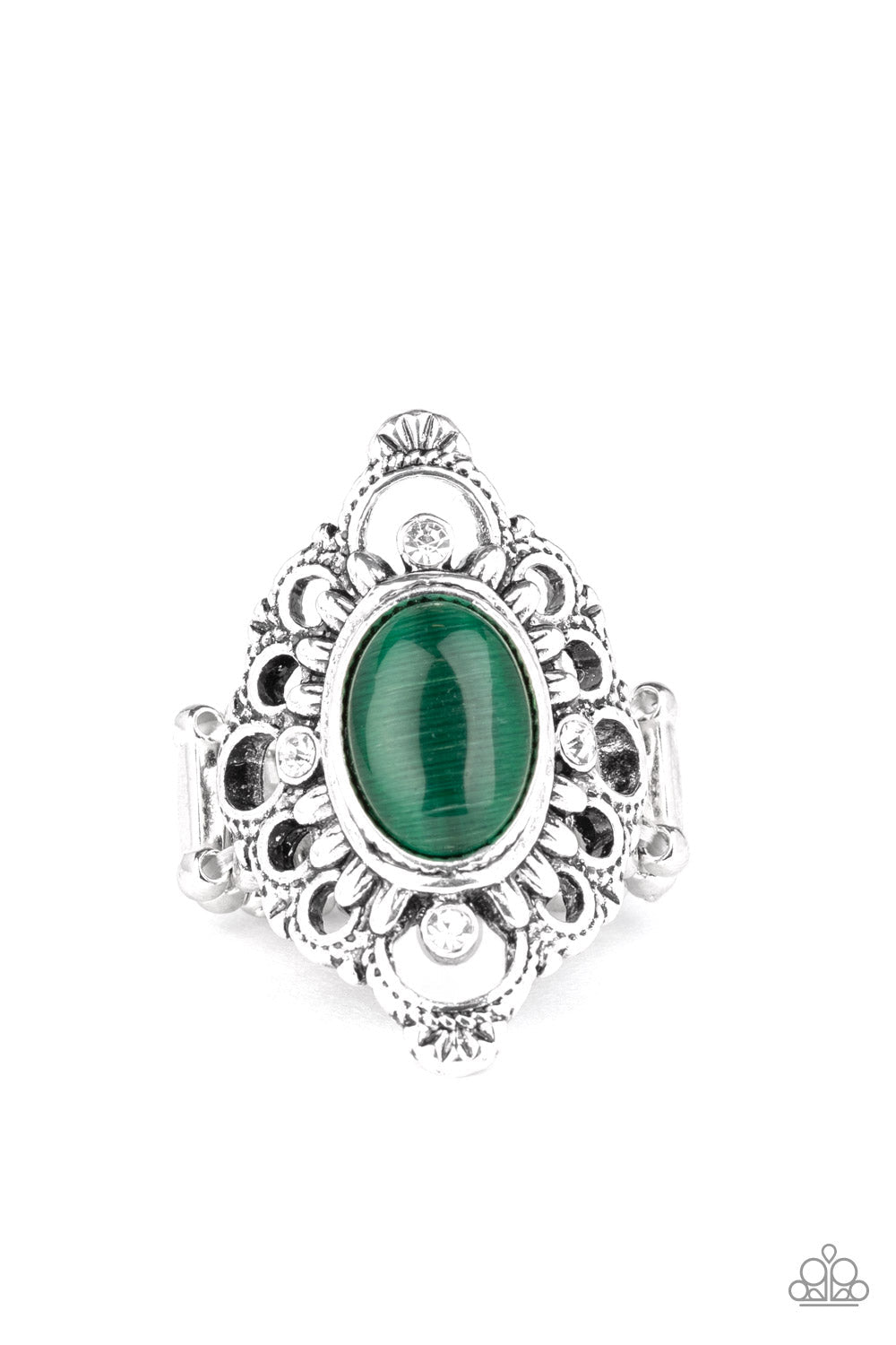 Elegantly Enchanted Green Ring