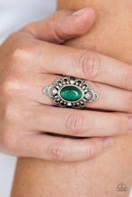 Load image into Gallery viewer, Elegantly Enchanted Green Ring