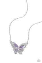 Load image into Gallery viewer, Weekend WINGS Purple Necklace