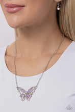 Load image into Gallery viewer, Weekend WINGS Purple Necklace