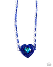 Load image into Gallery viewer, Locket Leisure Blue Necklace