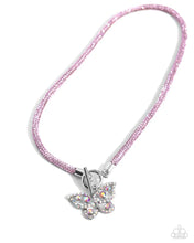 Load image into Gallery viewer, On SHIMMERING Wings Pink Necklace