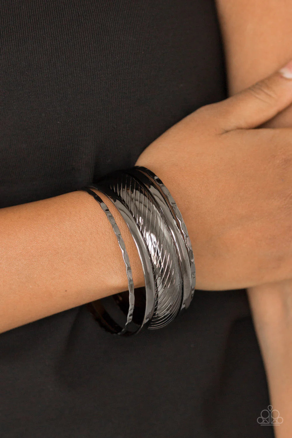 Boss of Boho Black Bangles