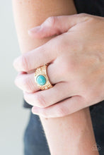 Load image into Gallery viewer, Summer Oasis Gold Ring