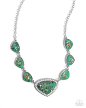 Load image into Gallery viewer, Discreet Dazzle Green Necklace