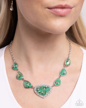 Load image into Gallery viewer, Discreet Dazzle Green Necklace