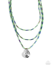 Load image into Gallery viewer, Spiral Safari Green Necklace