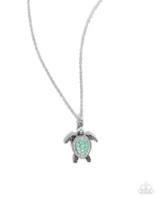 Load image into Gallery viewer, Turtle Tourist Green Necklace