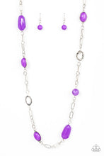 Load image into Gallery viewer, Barcelona Bash Purple Necklace