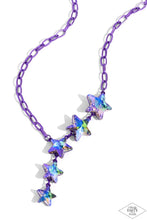 Load image into Gallery viewer, Star-Crossed Sparkle Purple Necklace