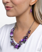 Load image into Gallery viewer, Offbeat Ofrenda Purple Necklace