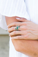 Load image into Gallery viewer, Carnival Catwalk Green Ring