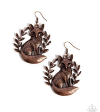 Load image into Gallery viewer, Foxy Fashion Copper Earrings