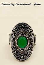 Load image into Gallery viewer, Entrancing Enchantment Green Ring