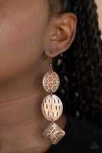 Load image into Gallery viewer, Mixed Movement Copper Earrings