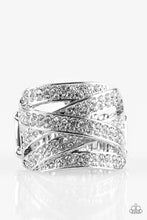 Load image into Gallery viewer, Life in the Glitter Lane White Ring