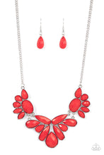 Load image into Gallery viewer, A Passing FAN-cy Red Necklace