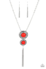 Load image into Gallery viewer, Abstract Artistry Red Necklace