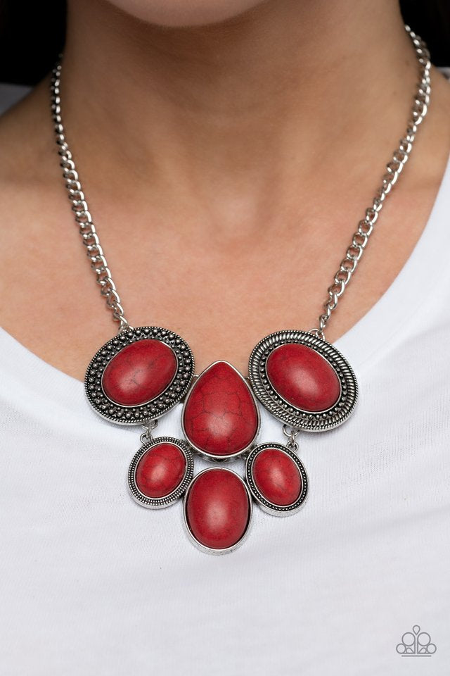 All Natural Nostalgia Red Necklace
